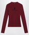 Balenciaga Ribbed burgundy Nano BB sweater