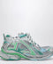 Balenciaga Runner Sneakers in grey, green and blue