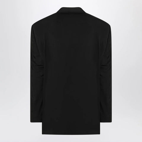 Balenciaga Single-breasted jacket black in wool