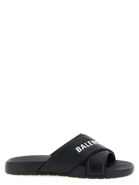 Balenciaga Sporty Pool Slides