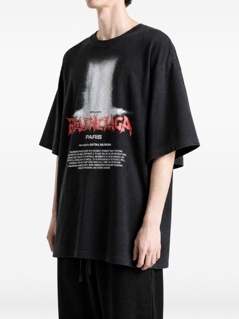 Balenciaga T-shirts and Polos BLACK