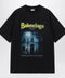 Balenciaga The Address men’s regular-fit T-shirt in faded black cotton