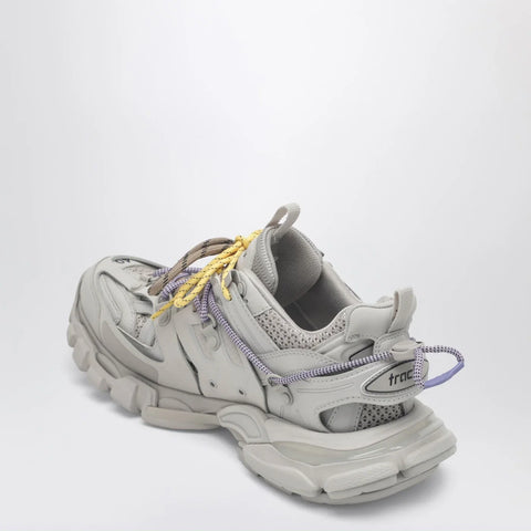 Balenciaga Track Trail Sneakers in yellow, purple, brown and black