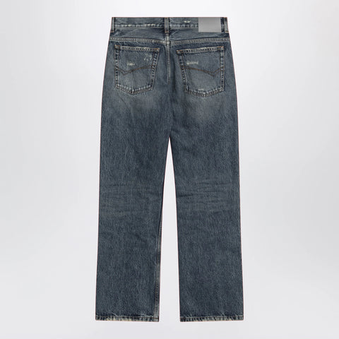 Balenciaga Vintage blue jeans with worn effect