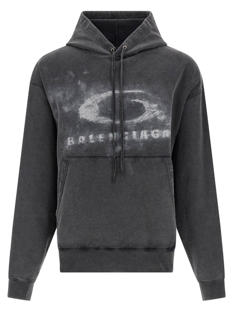 Balenciaga Washed Crayon Loop Hoodie