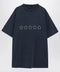 Balenciaga Washed navy blue oversized T-shirt