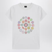 Balenciaga White T-shirt with logo prints