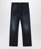 Balenciaga Wide-leg blue washed-effect jeans