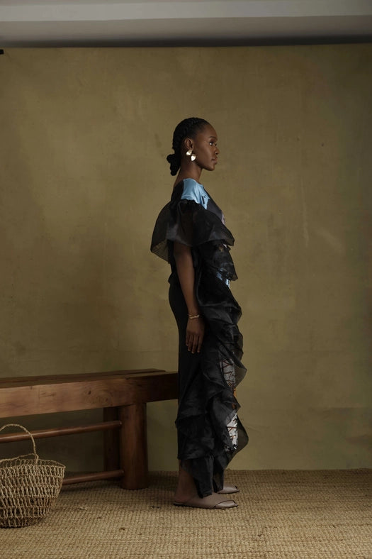 Bali Organza Kaftan-Kaftan-1964brand-XS-M-Blue-Urbanheer