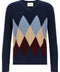 Ballantyne Argyle Pattern Sweater