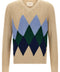 Ballantyne Argyle Pattern Sweater