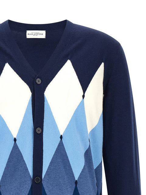 Ballantyne Cardigan Argyle