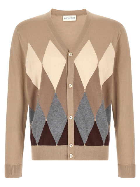 Ballantyne Cardigan Argyle