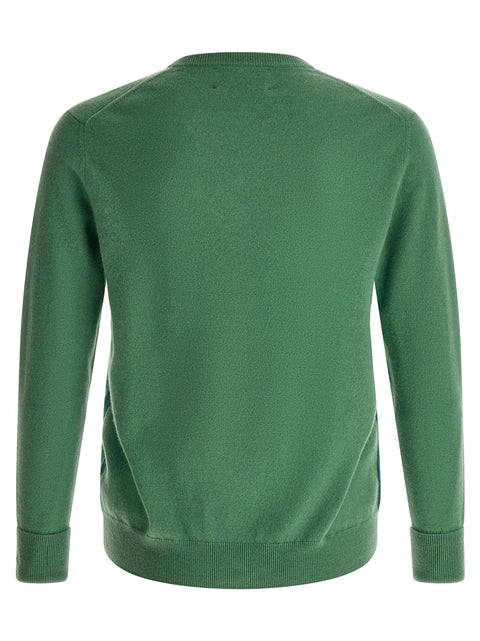 Ballantyne Classic Diamond Intarsia Sweater