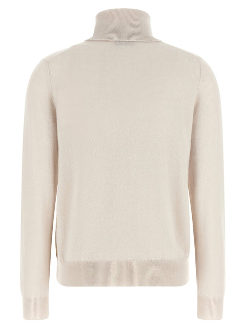 Ballantyne New Diamond Turtleneck Sweater With Diamond Intarsia