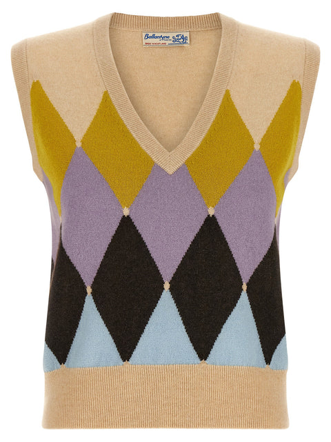 Ballantyne New Diamond Vest Argyle