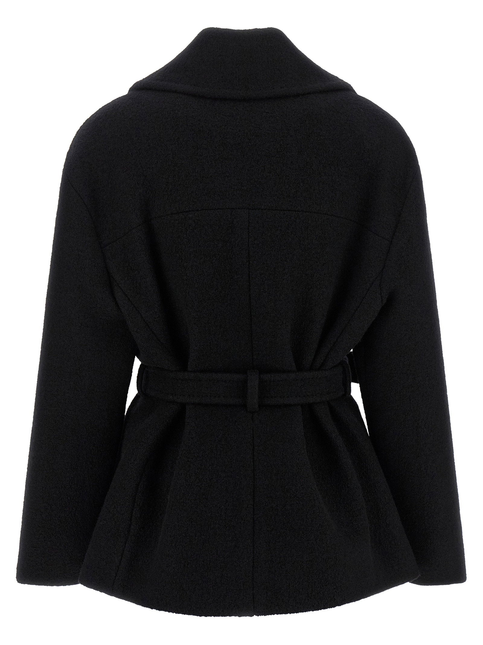 Balmain Anthem Belted Caban