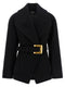 Balmain Anthem Belted Caban