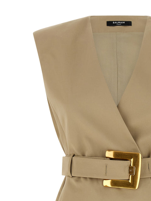 Balmain Anthem Dress