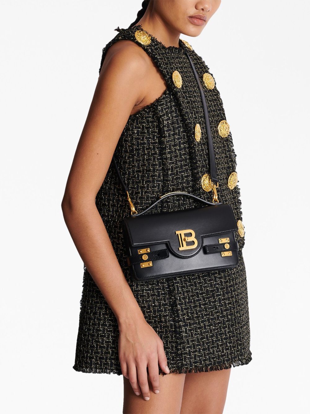 Balmain Bags.. Black-Shoulder-Balmain-UNI-Urbanheer