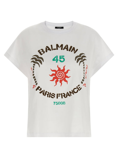 Balmain Club 45 Print T-shirt