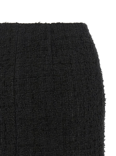 Balmain Embossed Button Detail Miniskirt