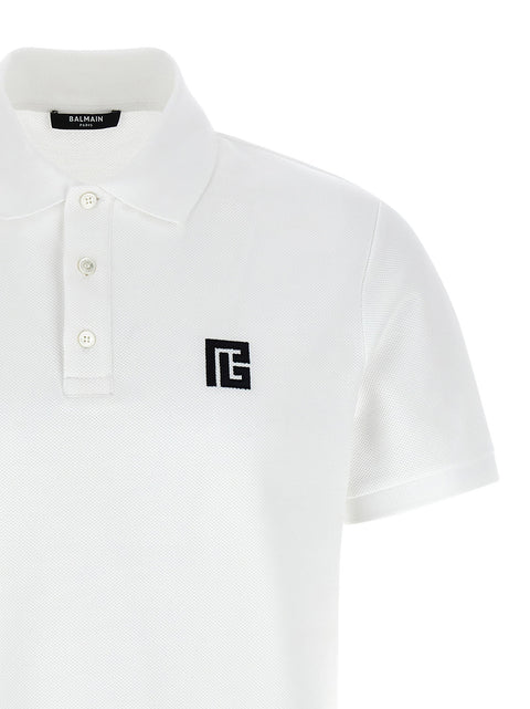 Balmain Embroidery Polo Shirt