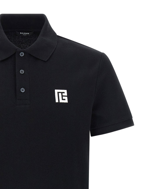 Balmain Embroidery Polo Shirt