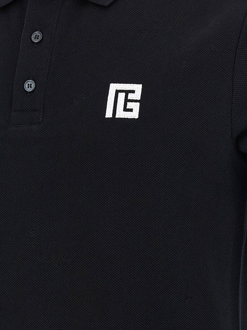 Balmain Embroidery Polo Shirt