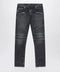 Balmain Grey washed slim biker jeans
