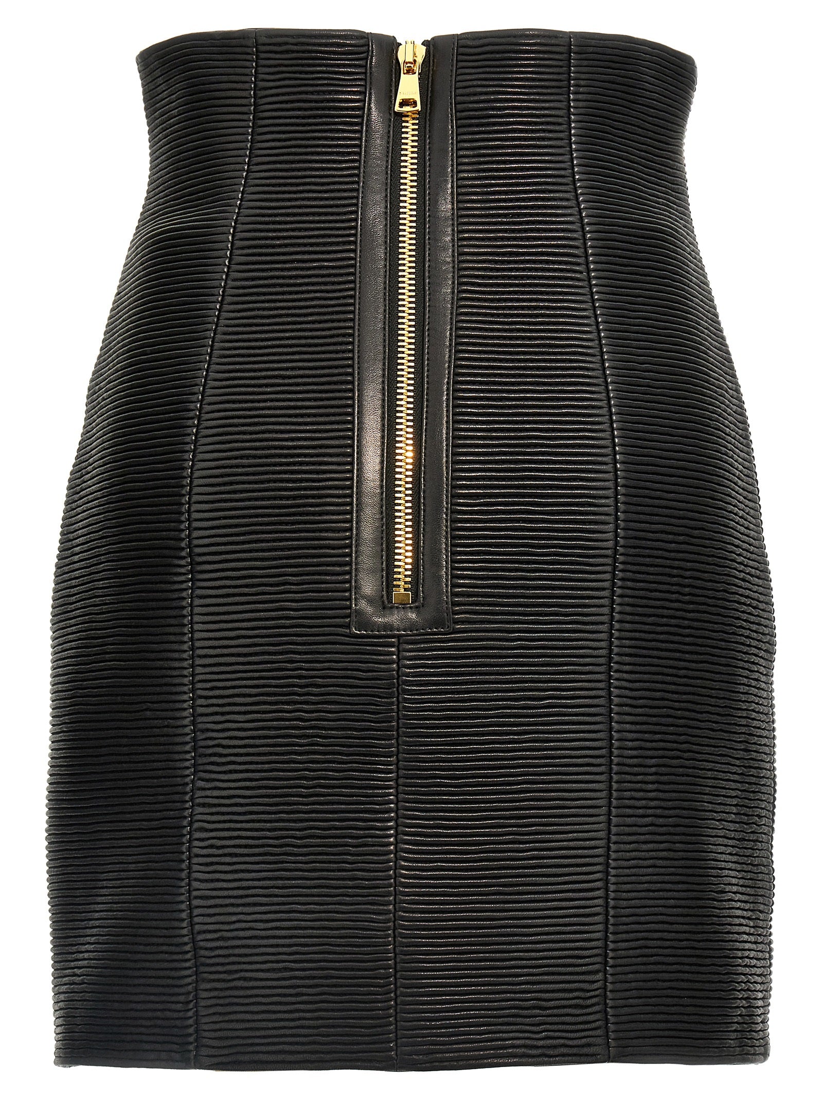 Balmain Hw Rolled Skirt