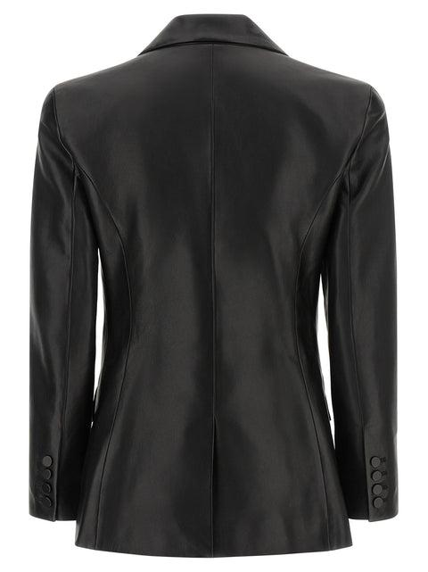 Balmain Leather Blazer