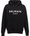 Balmain Logo Print Hoodie