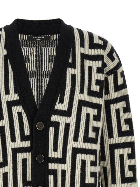Balmain Monogram Macro Cardigan