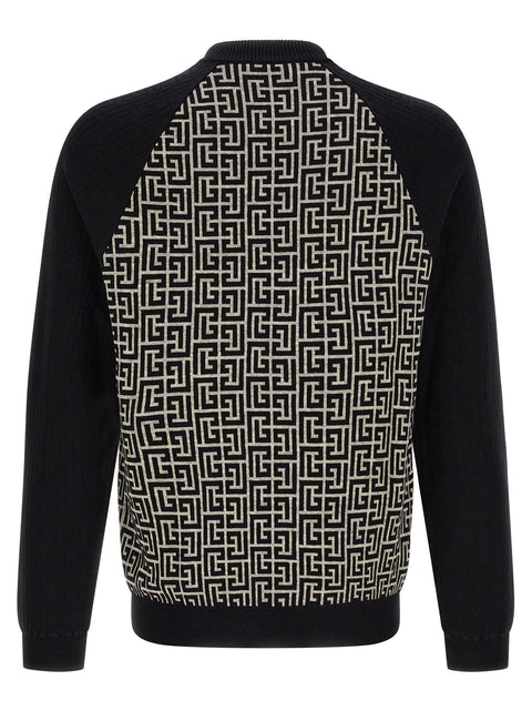 Balmain Pb Monogram Mesh