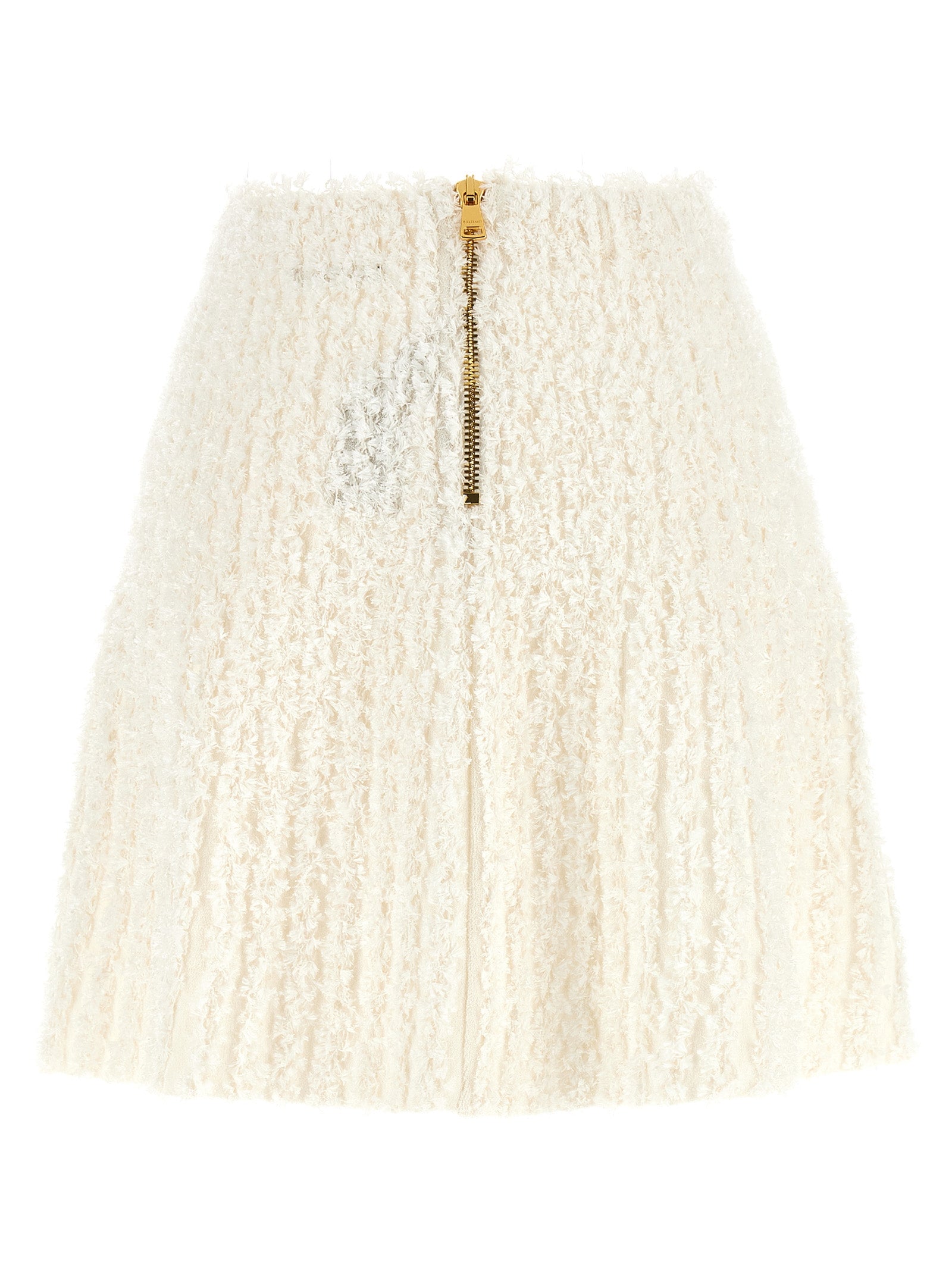 Plumetis Tweed Mini Skirt
