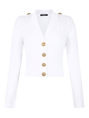 Balmain Sweaters White