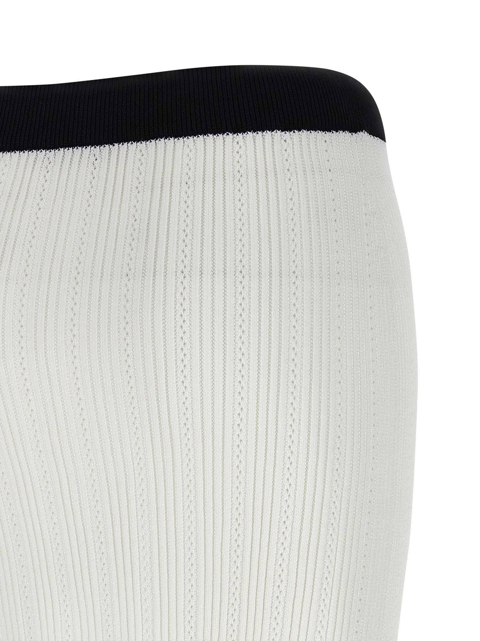 Balmain Two-tone Miniskirt