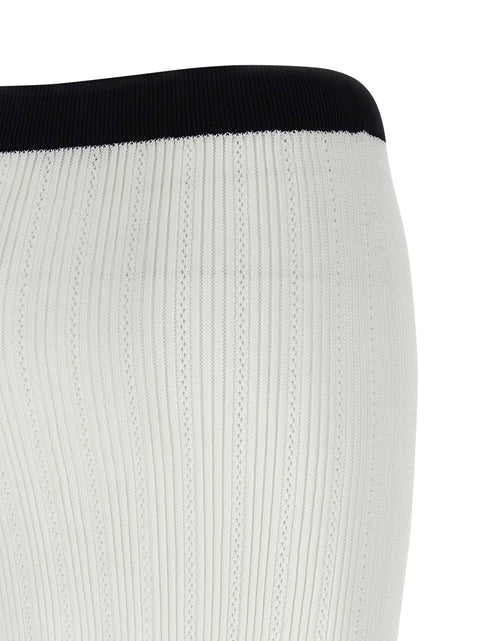 Balmain Two-tone Miniskirt