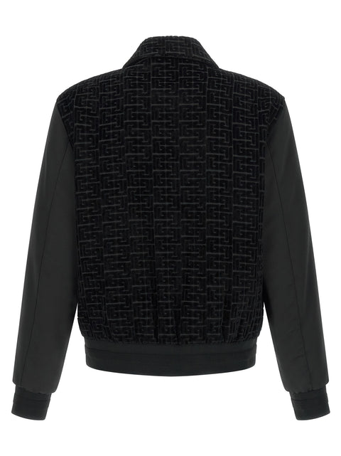Balmain Velvet Bomber Jacket
