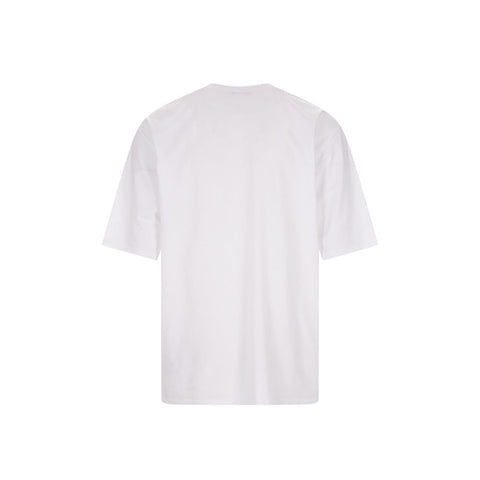 Balmain White Cotton T-Shirt