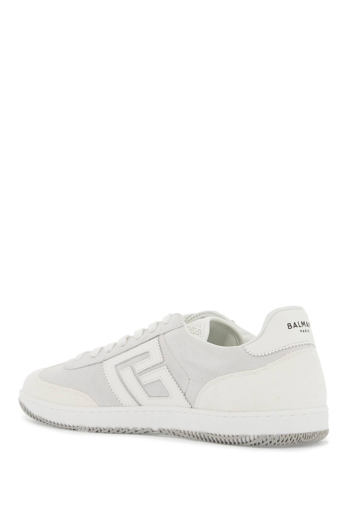 Balmain leather swan sneakers for-men > shoes > sneakers-Balmain-41-White-Urbanheer