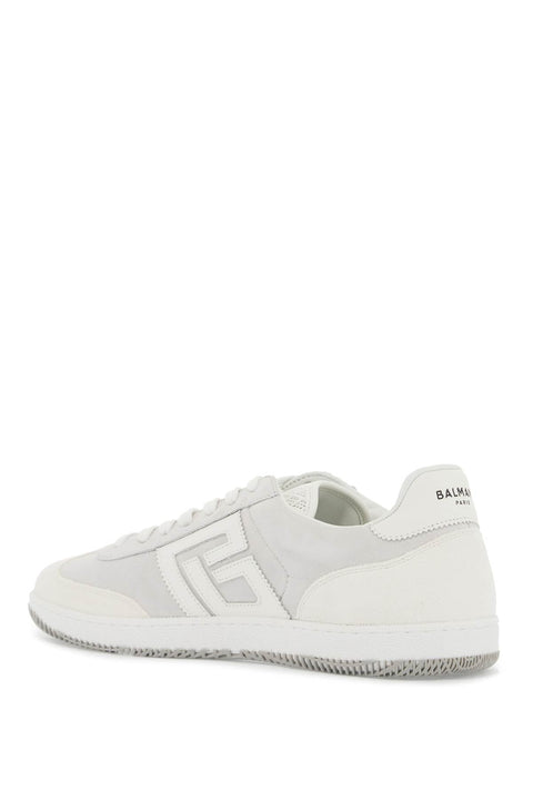 Balmain leather swan sneakers for-men > shoes > sneakers-Balmain-41-White-Urbanheer