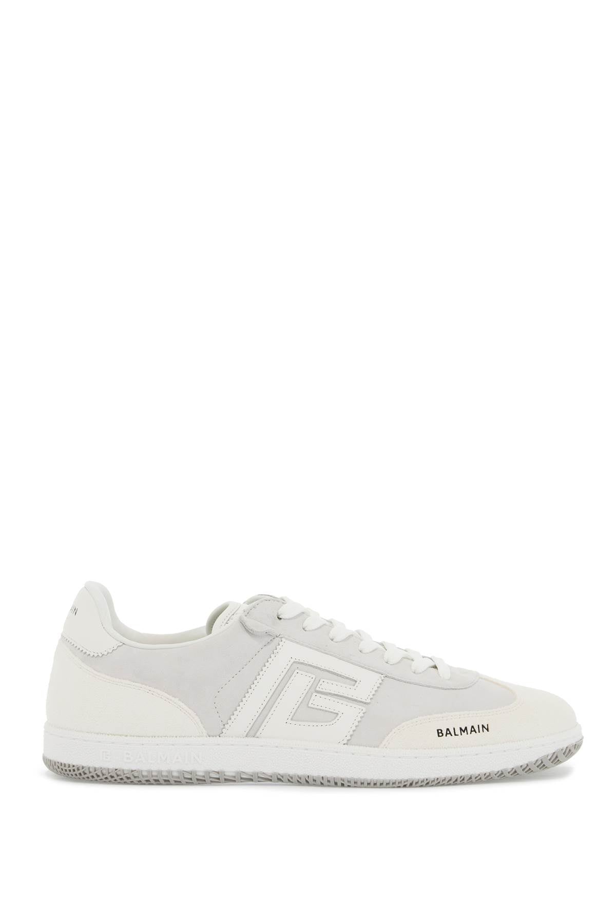 Balmain leather swan sneakers for-men > shoes > sneakers-Balmain-41-White-Urbanheer