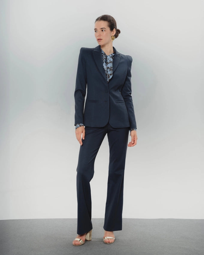 Barbara Pagoda Sleeve Blazer-Blazer-Dolores Promesas-36-Urbanheer