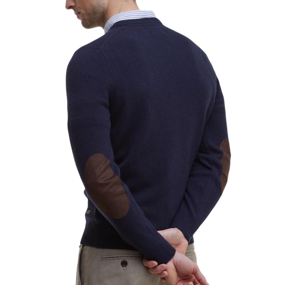 Barbour Blue Wool Sweatshirt