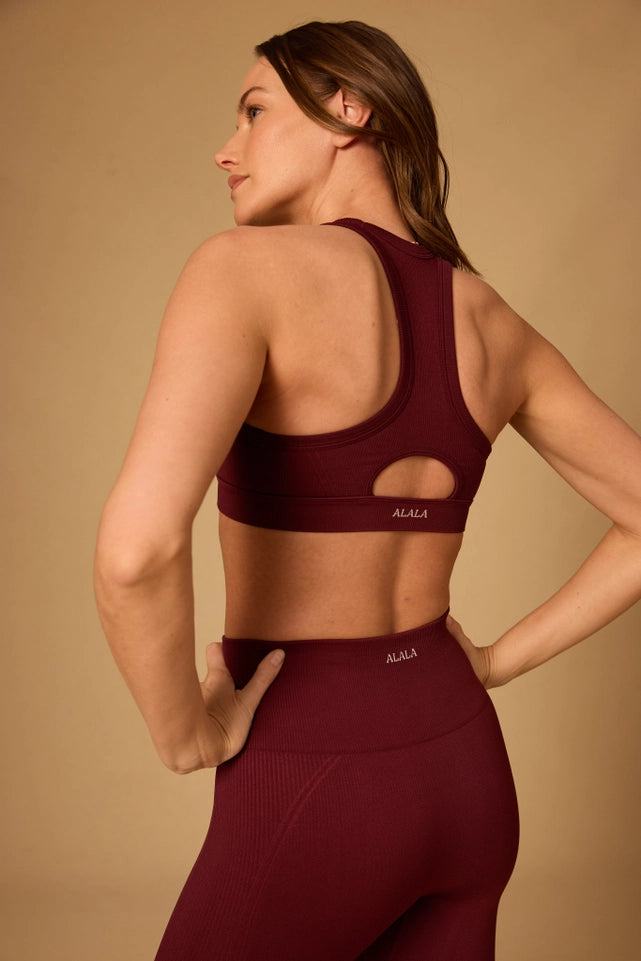 Barre Legging-Leggings-Alala-M-Burgundy-Urbanheer