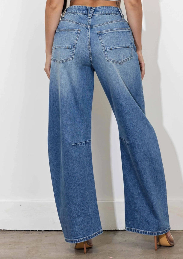 Barrel Baggy Jeans-Jeans-Vibrant M.i.U-1-Medium Stone-Urbanheer