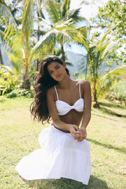 Barts Crop Top With Knot - Women'S Blouse-TOP-Cousin The Label (Krewe du Q)-XS/S-White-Urbanheer