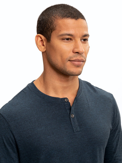 Baseline Long Sleeve Triblend Henley